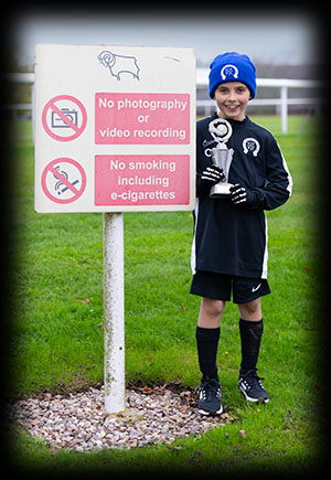 Derby County Training Ground - No Photos Sign - Oops!