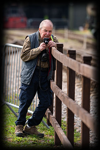 Davey Jones this time pictured with his smaller camera