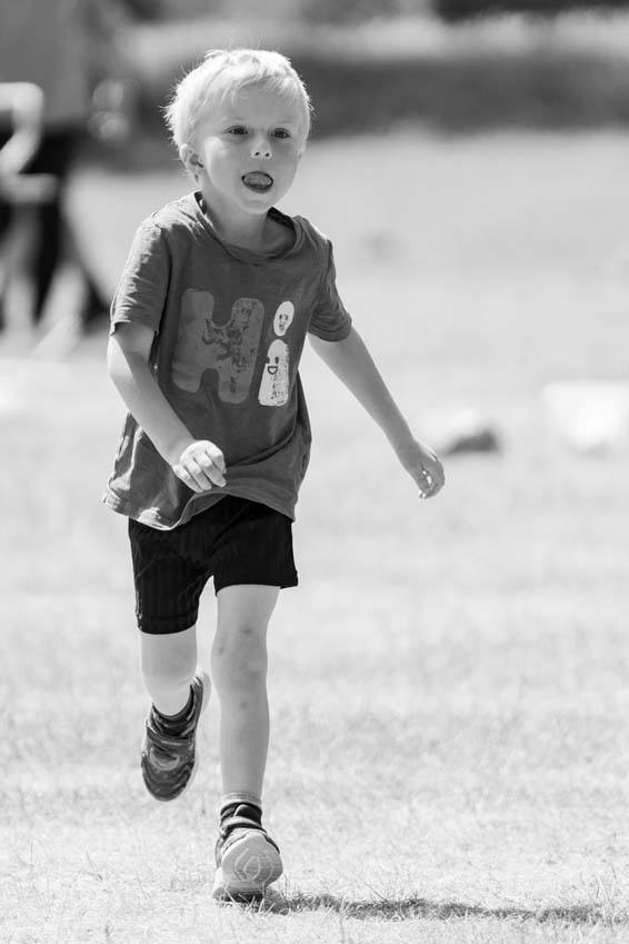 Primary school sports day super cute young runner with brilliant hi t-shirt