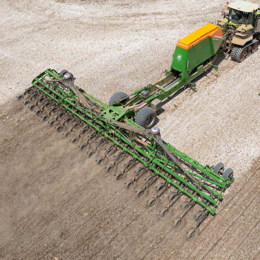 Amazone Condor 15001-C drilling at Conant Farming in Rutland