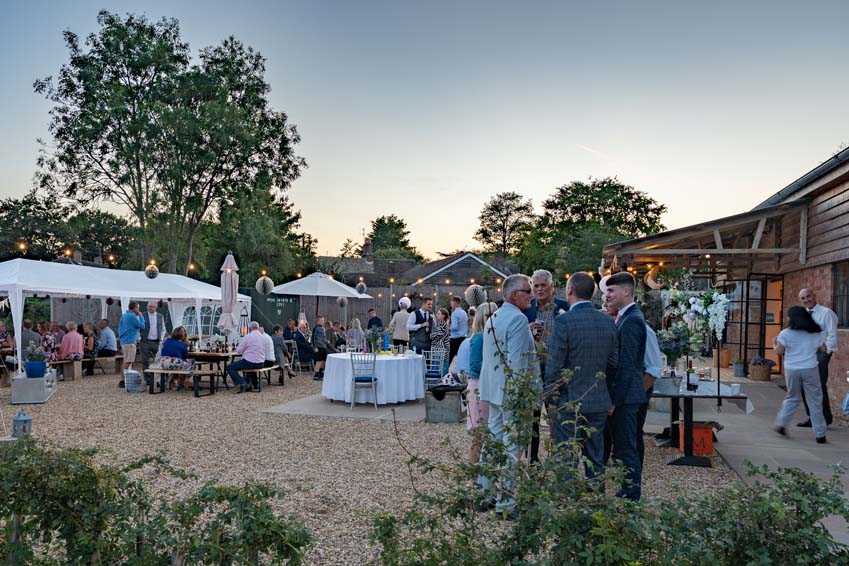 Wedding reception party at Picks Barn Lyndon Rutland