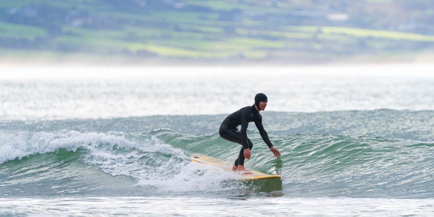Long board days on glassy waves in Brandon Bay, Ireland